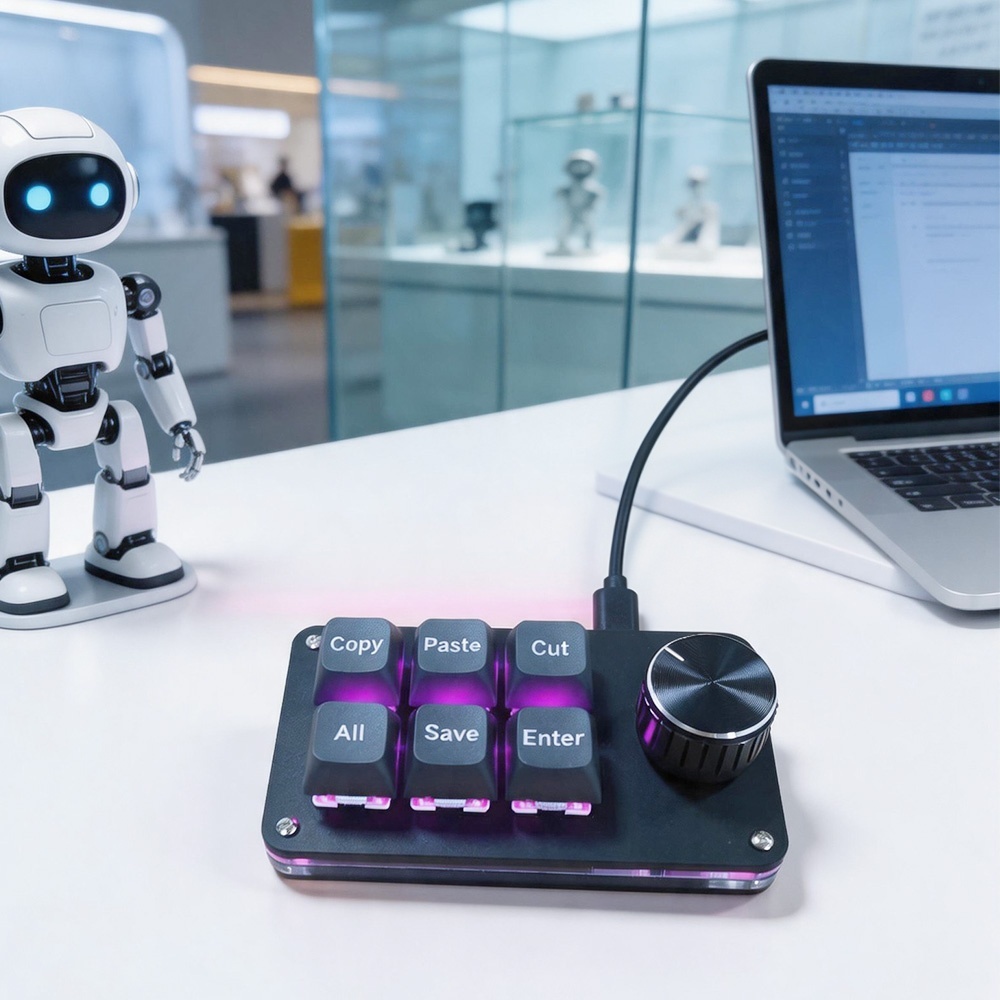 Office Xp - 6-key customizable keyboard, allowing for flexible