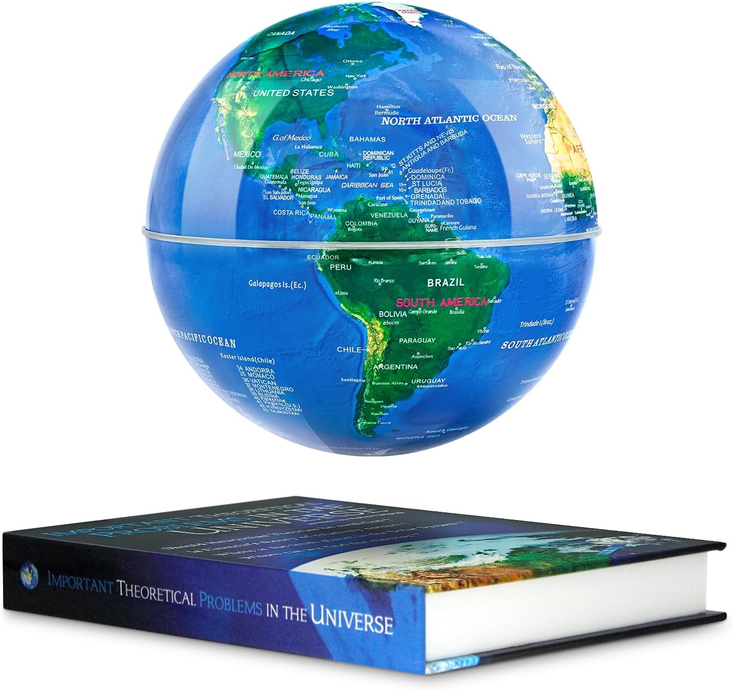 The Office Tech - Magnetic Levitation Floating Globe with 16