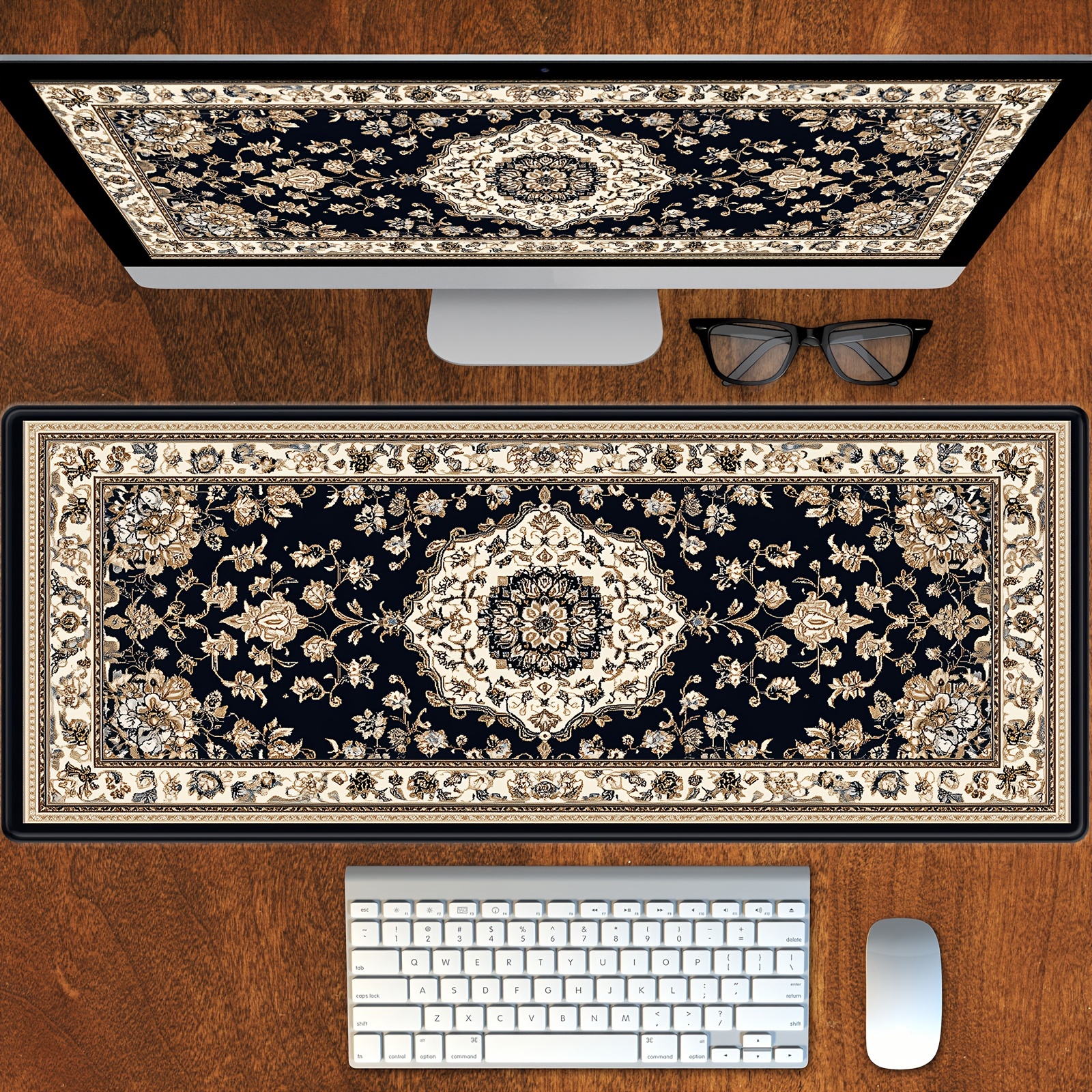 Office Xp - XXL Black Persian mouse pad long