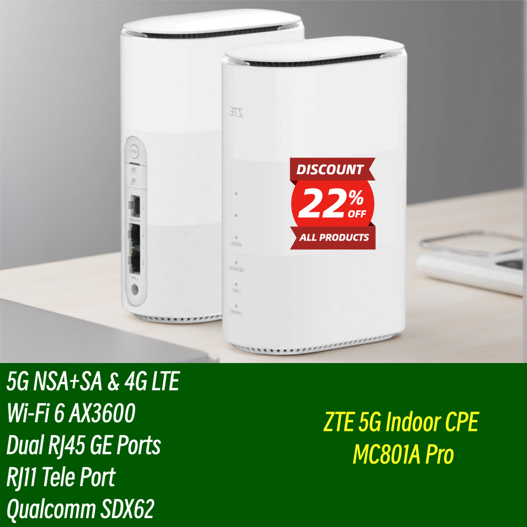 4G Lte Router Sim - ZTE 5G Indoor WiFi Router MC801A