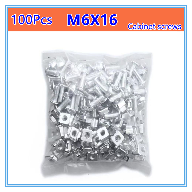 Server Rack Shelf - 100Pcs Carbon steel Network Storage Server