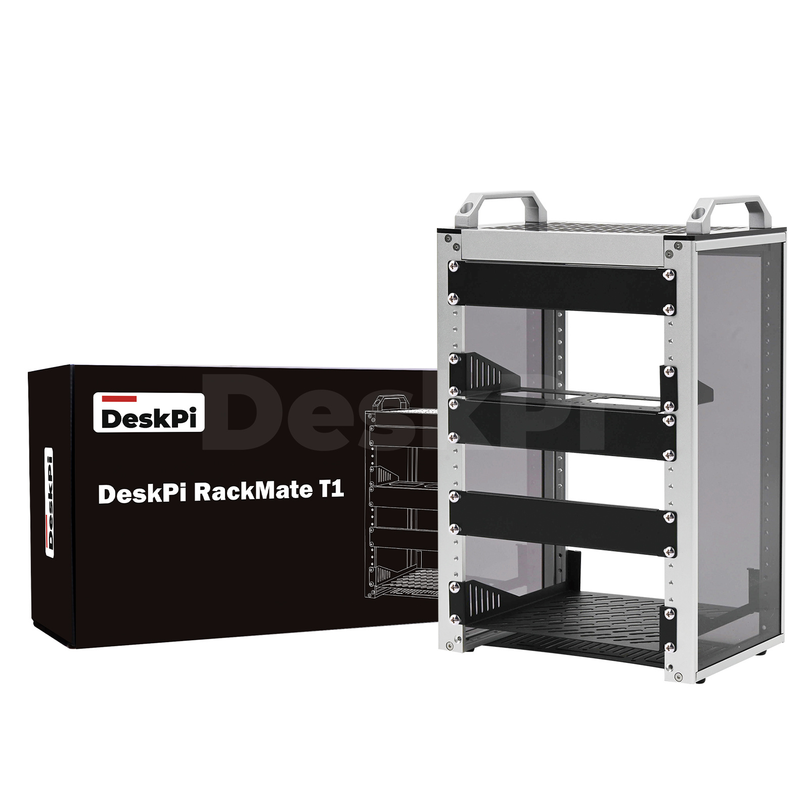 Server Rack Shelf - DeskPi RackMate T1 Rackmount, 10 Inch