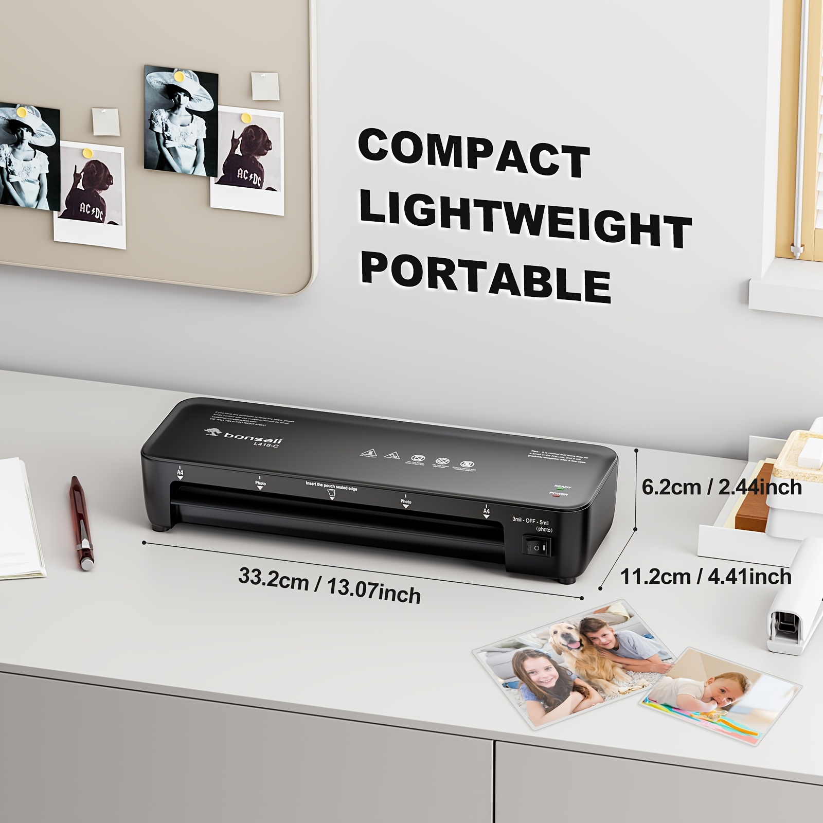 Bonsaii 9-Inch Thermal Laminat - مراجعة The Office Tech وسعره