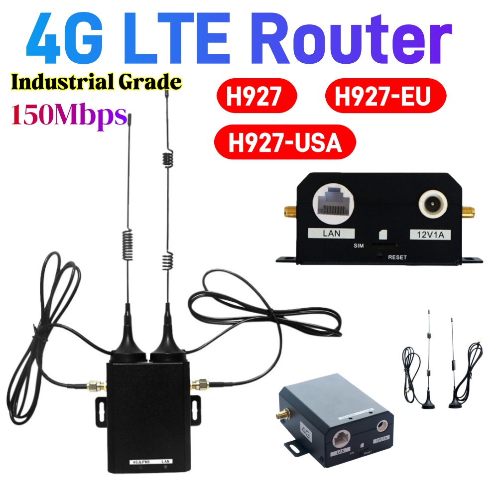 H927 WiFi Router Industrial Gr - مراجعة 4G Lte Router Sim وسعره
