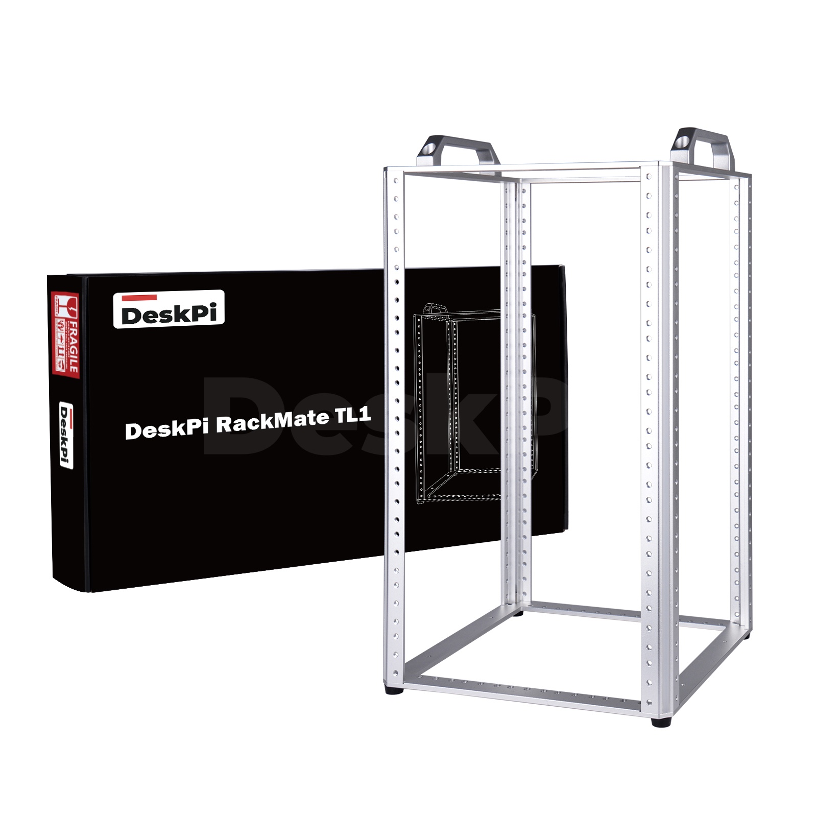 DeskPi RackMate TL1 Rackmount, - مراجعة Server Rack Shelf وسعره
