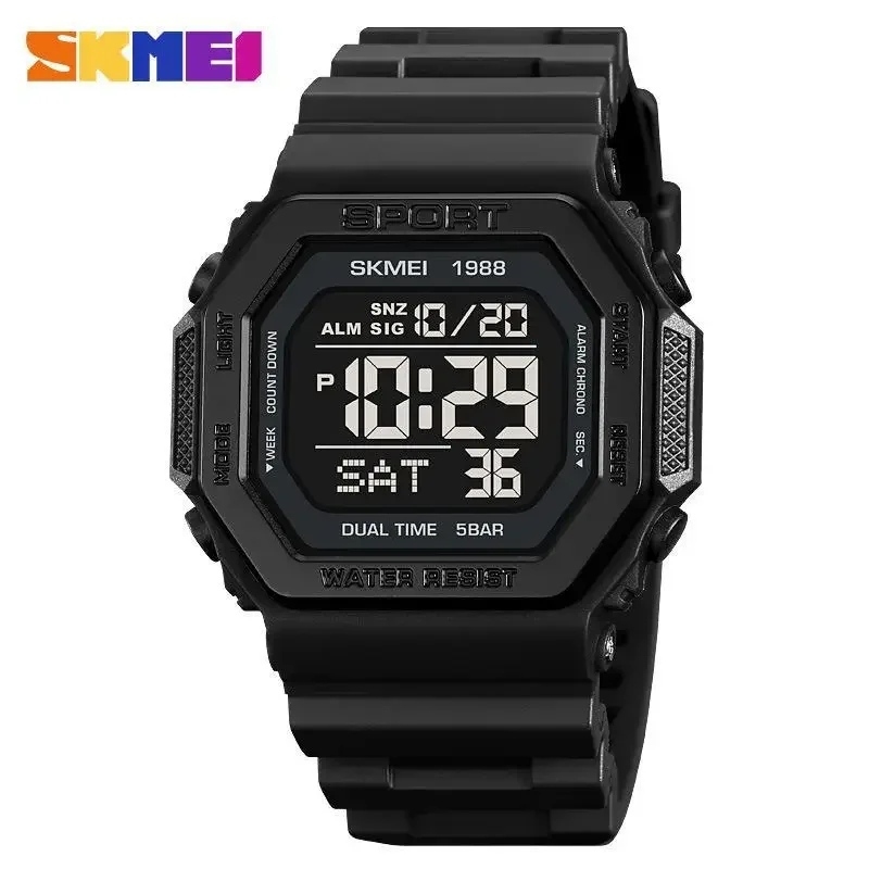 Skmei 1988 Men's Military Coun - مراجعة Digital Timer Countdown وسعره