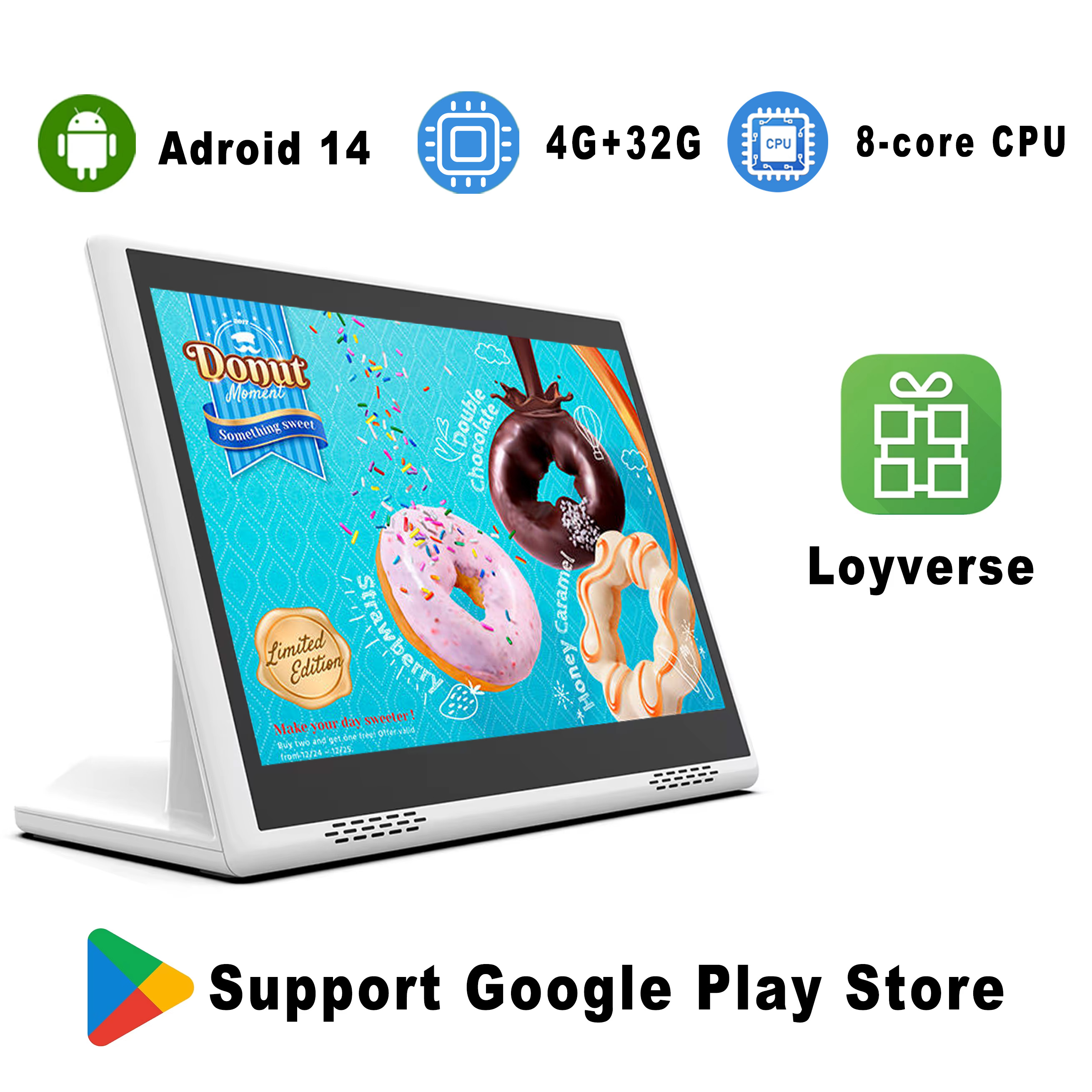 L Shape 10.1 Inch Android 14 D - مراجعة Pos Terminal Android وسعره