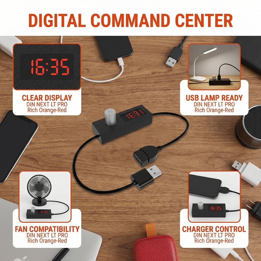 Digital Display Fish Tank USB  - مراجعة Digital Timer Countdown وسعره