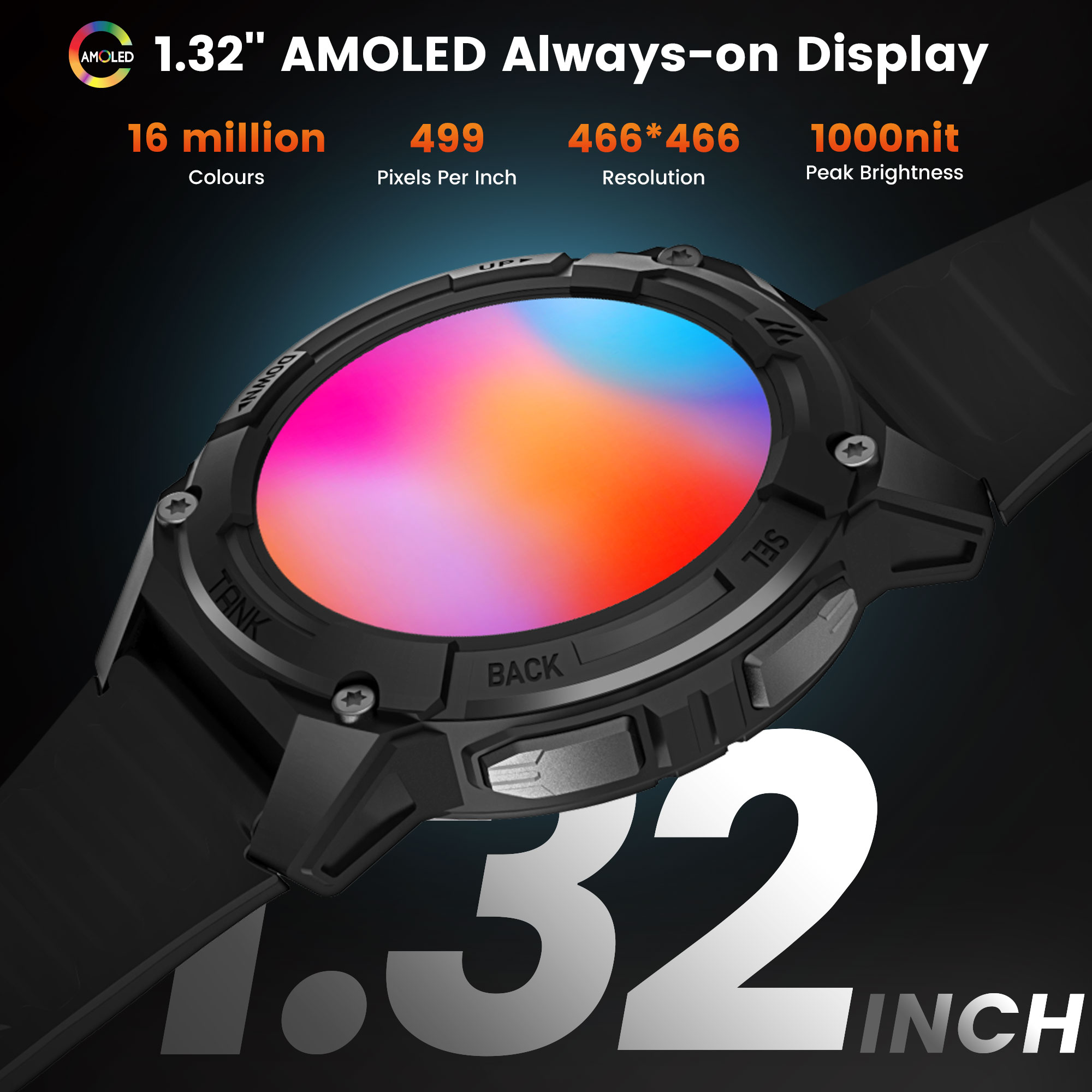 KOSPET TANK S2 GPS Smart Watch - مراجعة Digital Timer Countdown وسعره