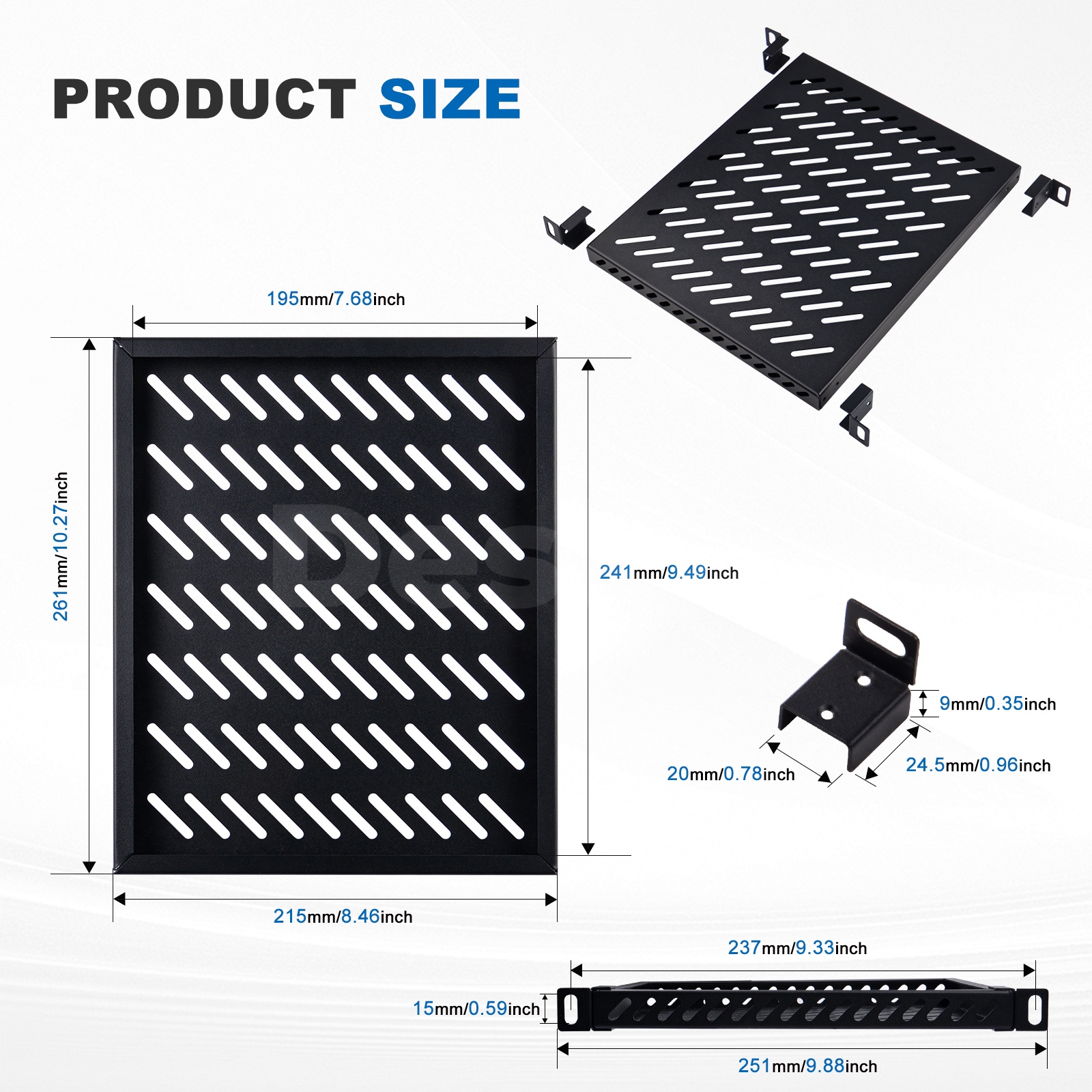 DeskPi RackMate Accessories 10 - مراجعة Server Rack Shelf وسعره