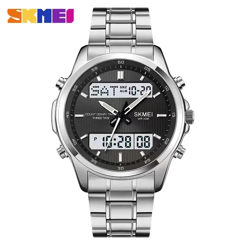 Skmei Mens Back Light Sport Wa - مراجعة Digital Timer Countdown وسعره
