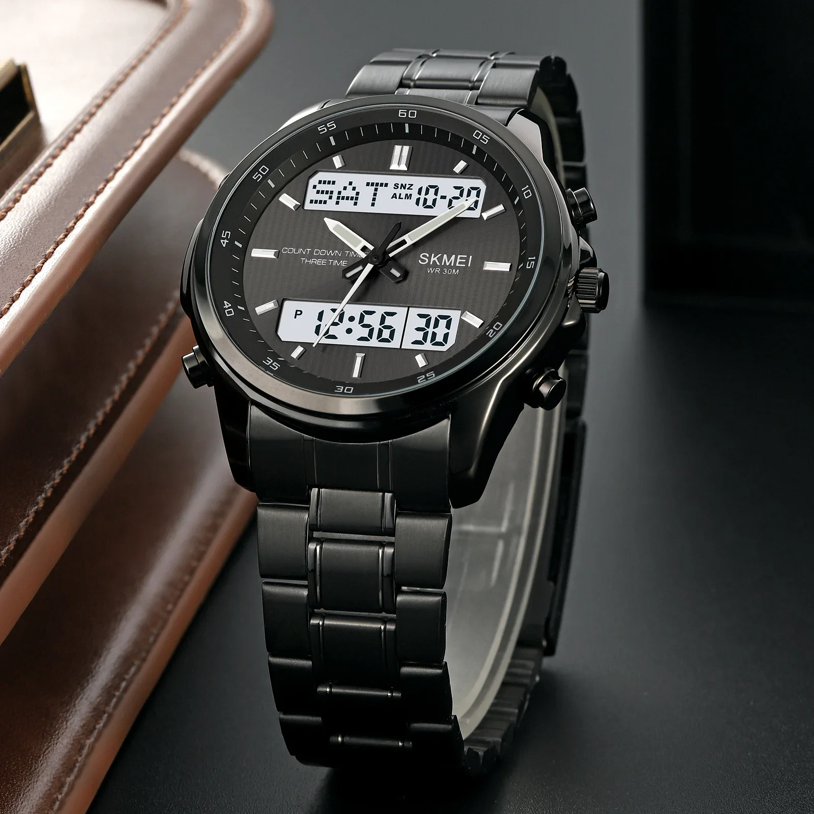 Skmei Mens Back Light Sport Wa - مراجعة Digital Timer Countdown وسعره