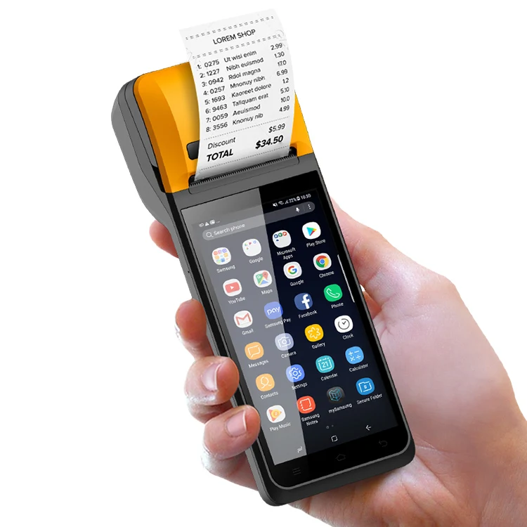 Mobile Payment Machine Portabl - مراجعة Pos Terminal Android وسعره
