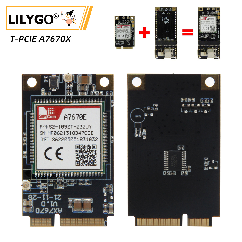 LILYGO® TTGO T-PCIE A7670 4G E - مراجعة 4G Lte Router Sim وسعره