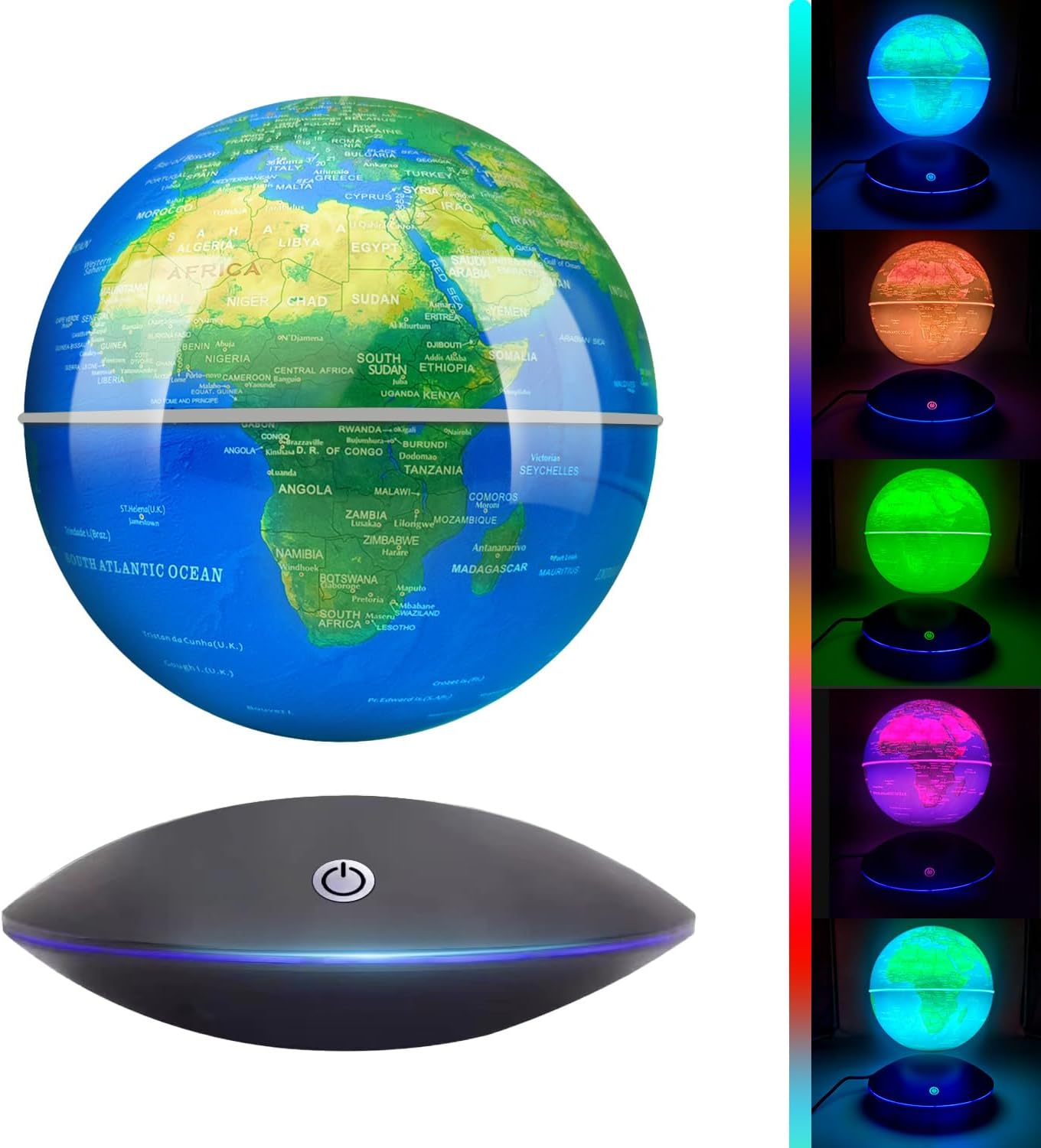 Magnetic Levitating Globe with - مراجعة Office Tech And Gadgets وسعره