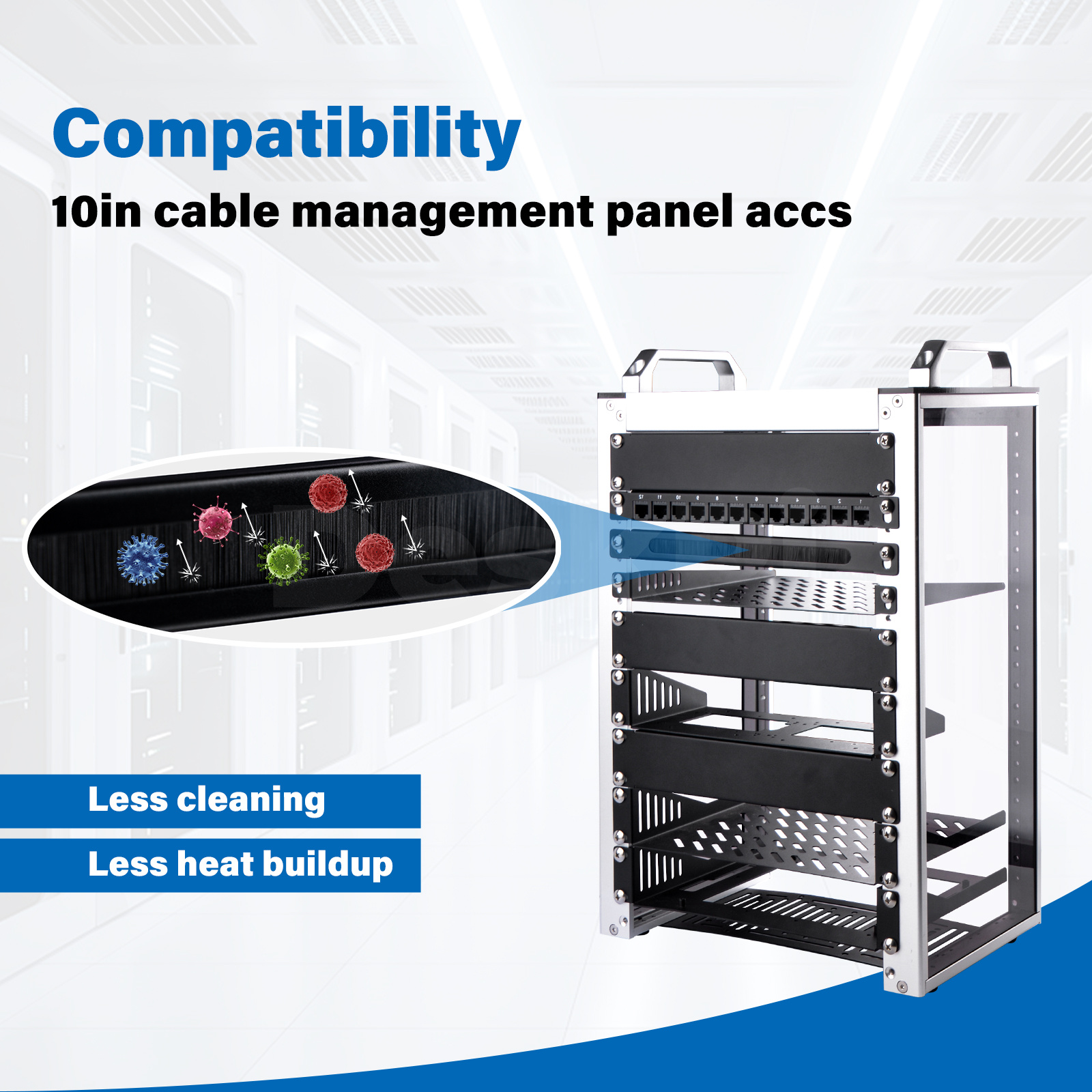 DeskPi 0.5U 10 inch Rack Shelf - مراجعة Server Rack Shelf وسعره