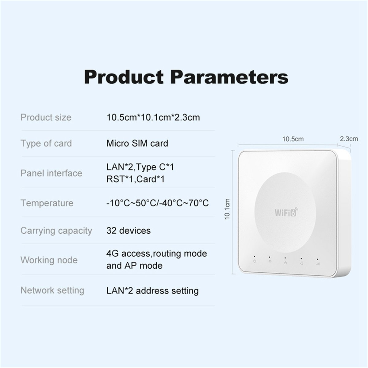 A10R 4G LTE CPE Router WiFi 6  - مراجعة 4G Lte Router Sim وسعره