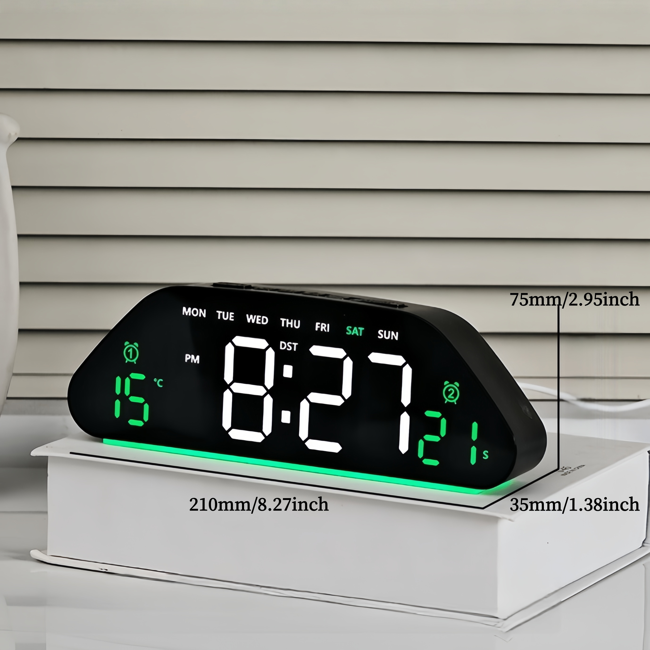LED Digital Alarm Clock Temper - مراجعة Digital Timer Countdown وسعره