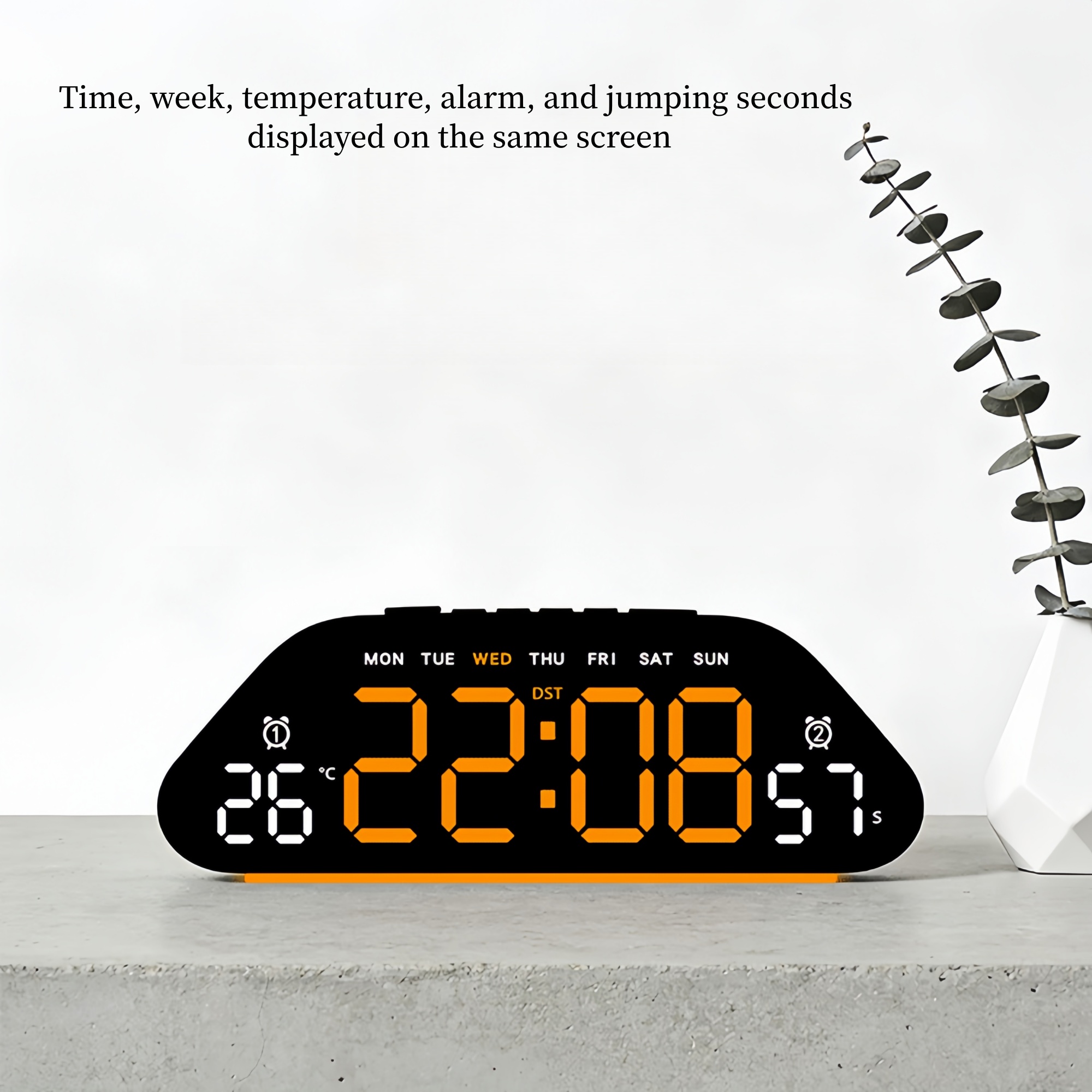 LED Digital Alarm Clock Temper - مراجعة Digital Timer Countdown وسعره