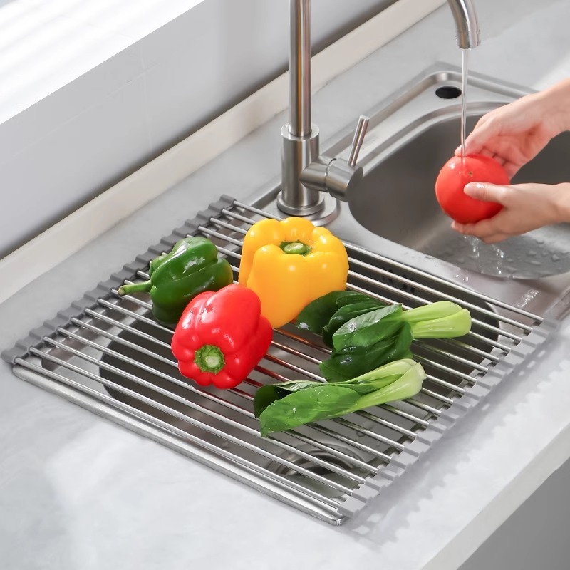 1pc Foldable Dish Drainer,Roll - مراجعة Server Rack Shelf وسعره