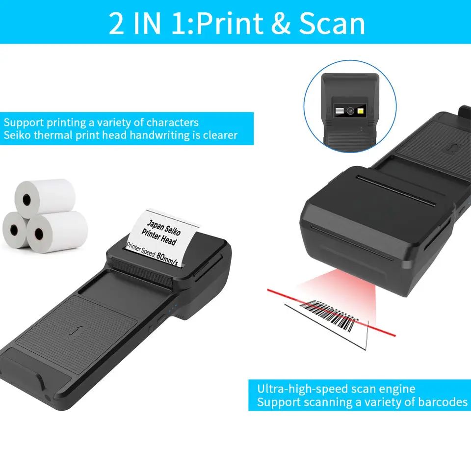 Cellphone Back Clip 58mm Therm - مراجعة Pos Terminal Android وسعره