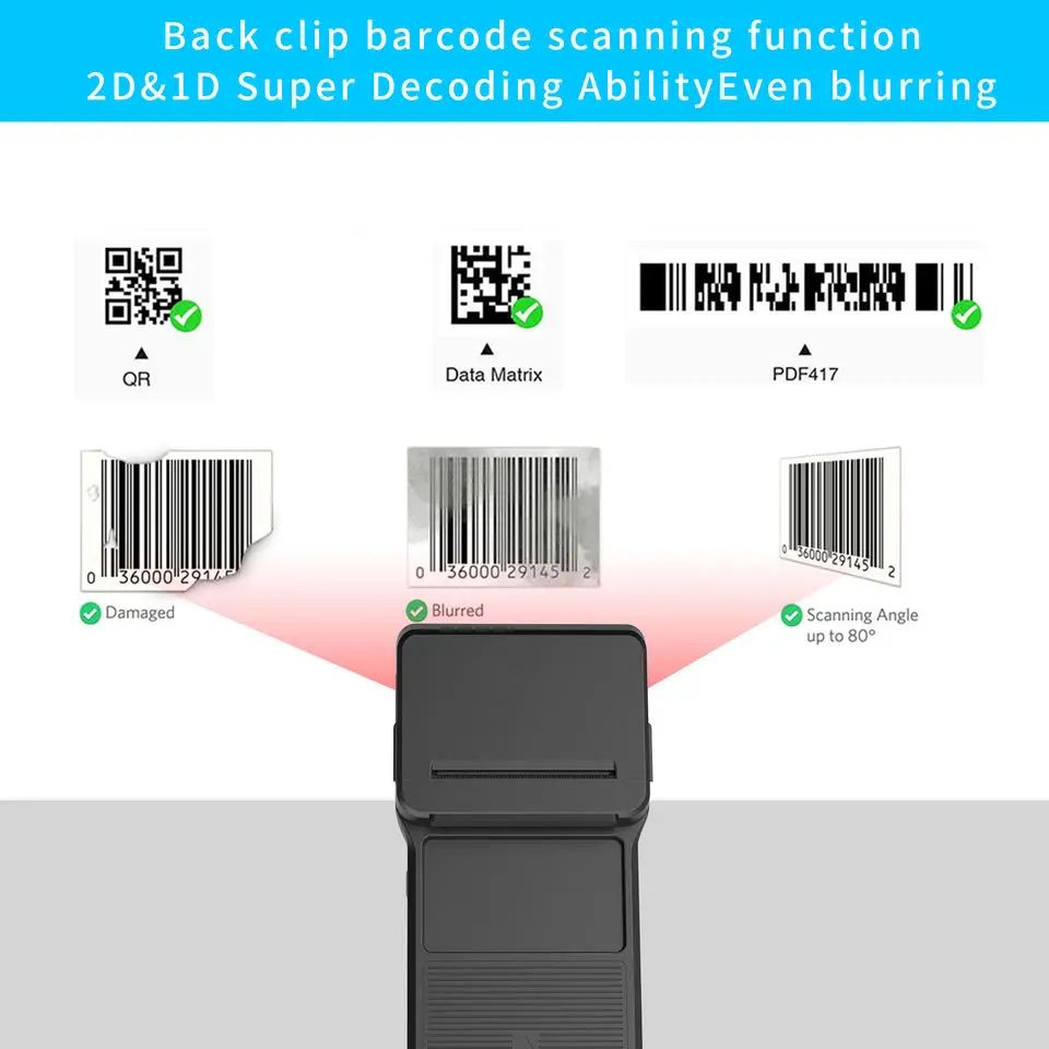 Cellphone Back Clip 58mm Therm - مراجعة Pos Terminal Android وسعره