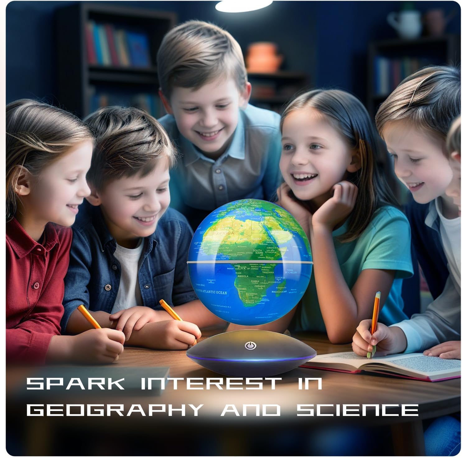 Magnetic Levitating Globe with - مراجعة Office Tech And Gadgets وسعره