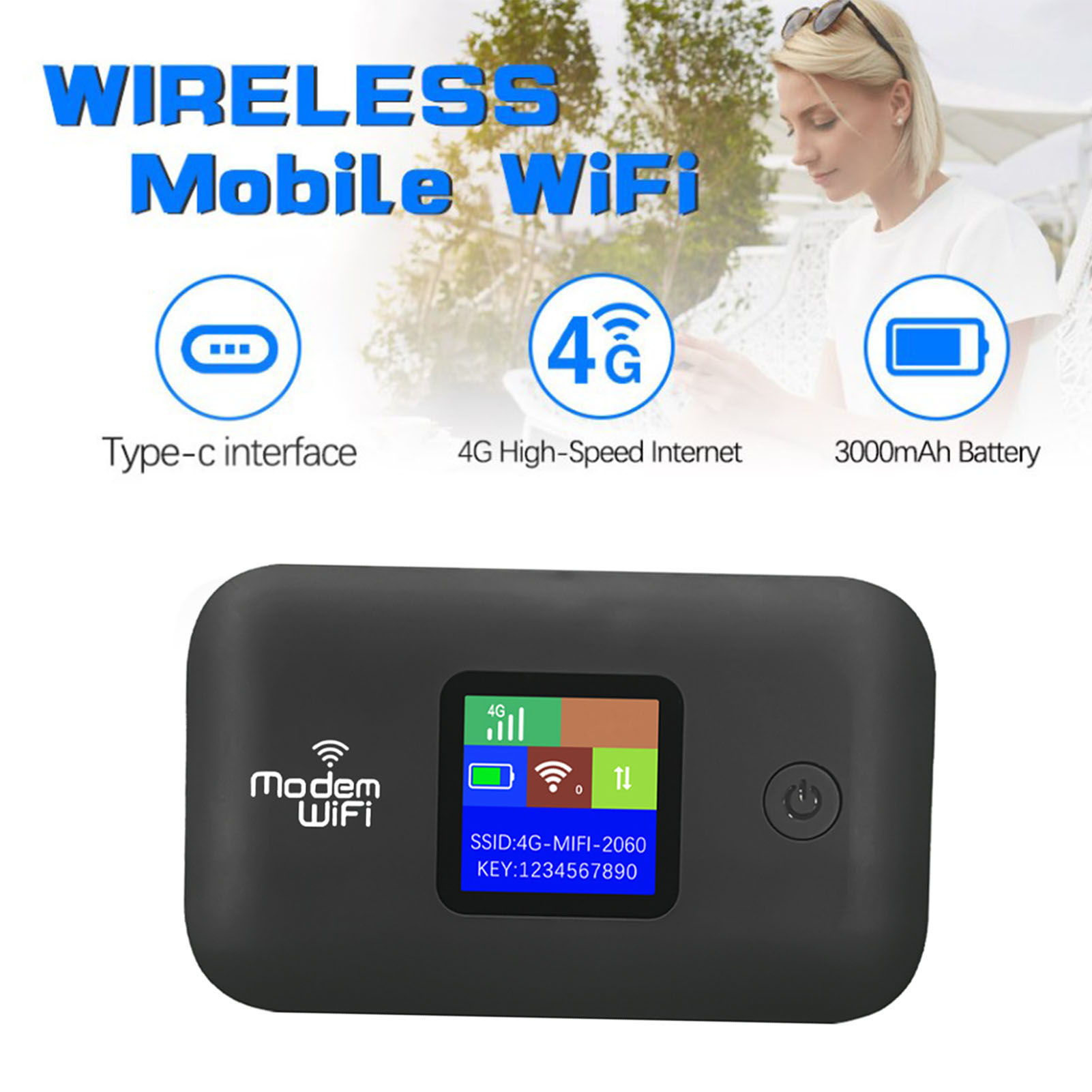 4G LTE Mobile Hotspot for Trav - مراجعة 4G Lte Router Sim وسعره