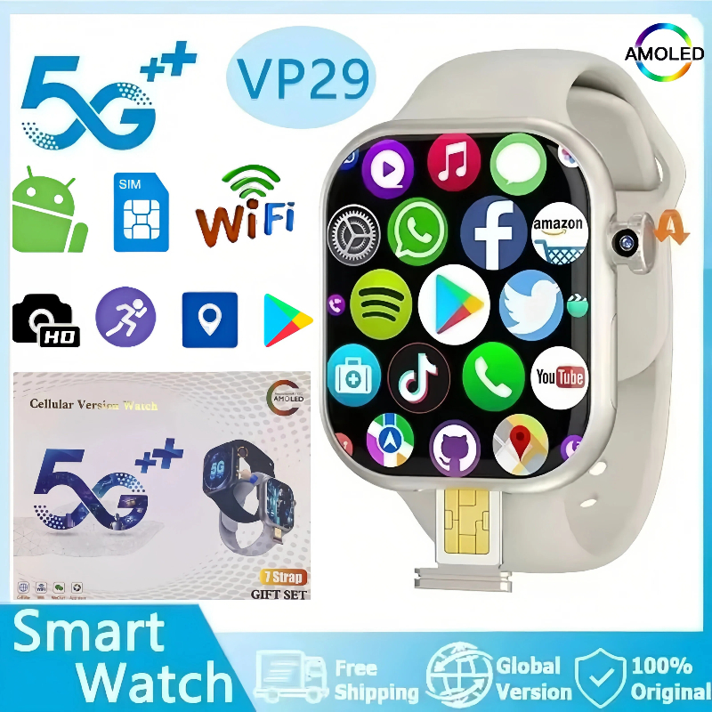 5G Android Smartwatch VP29 4G/ - مراجعة 4G Lte Router Sim وسعره