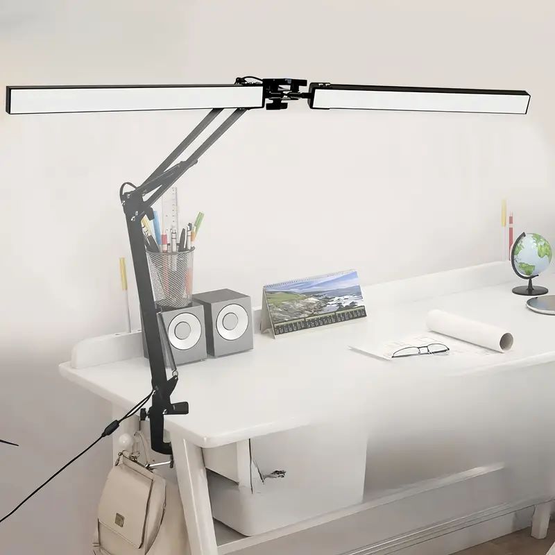 Double-Head Dimmable LED Desk  - مراجعة Office Xp وسعره