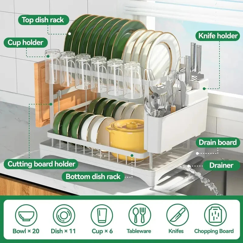 Household Kitchen 2 Layer Tabl - مراجعة Server Rack Shelf وسعره