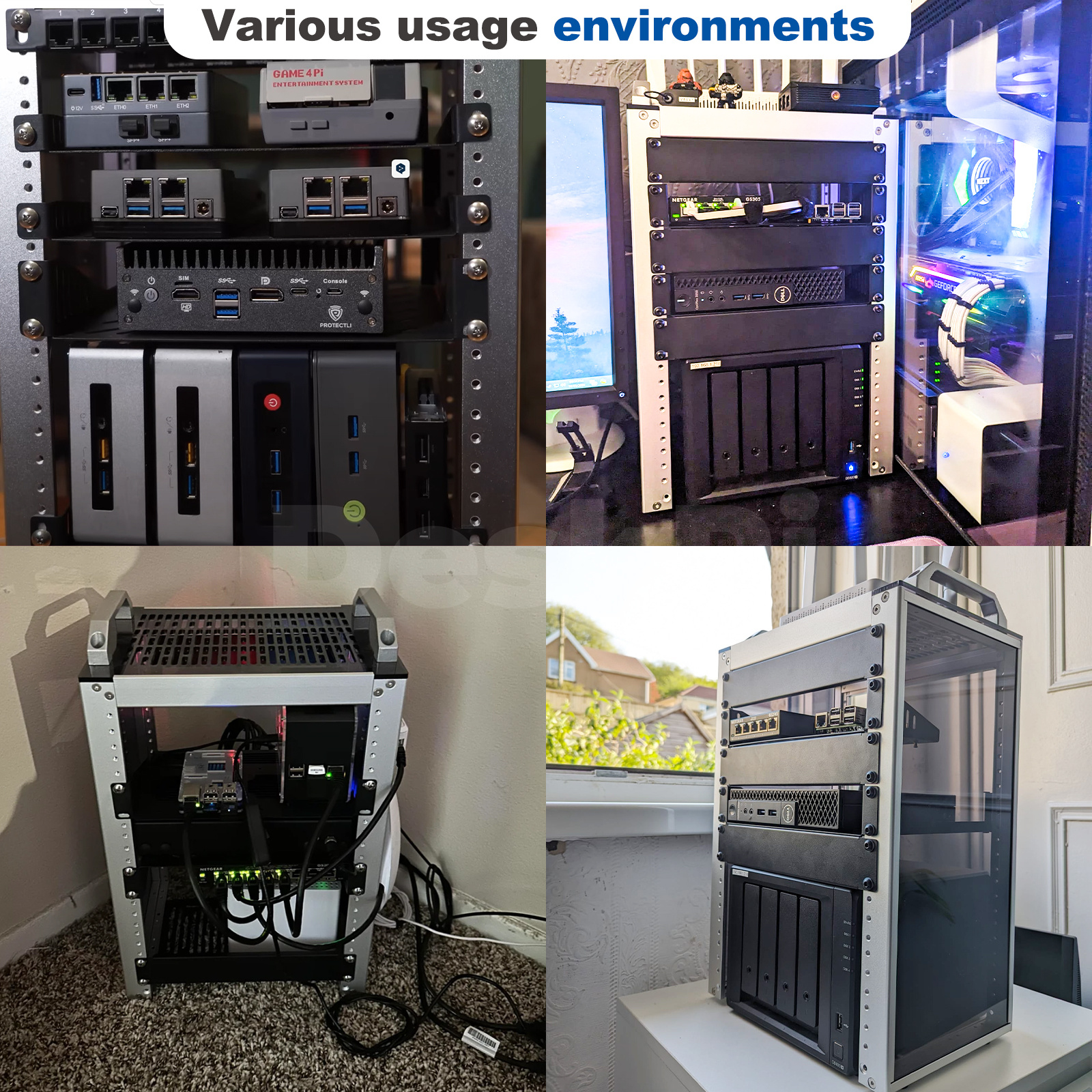 DeskPi RackMate T1 Rackmount,  - مراجعة Server Rack Shelf وسعره