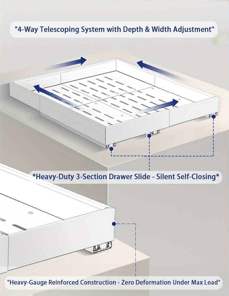Pull Out Tray Organizer Kitche - مراجعة Server Rack Shelf وسعره