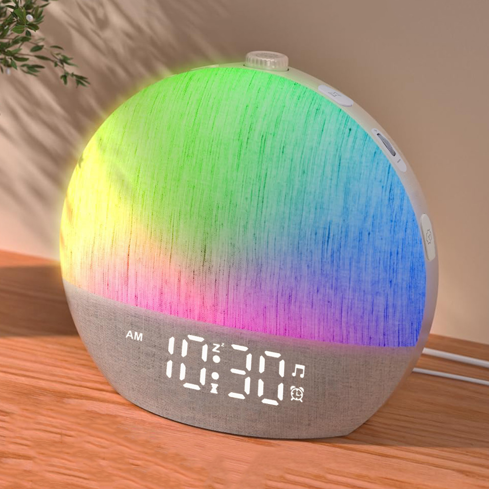 Wake Up Light Sunrise Alarm Cl - مراجعة Digital Timer Countdown وسعره