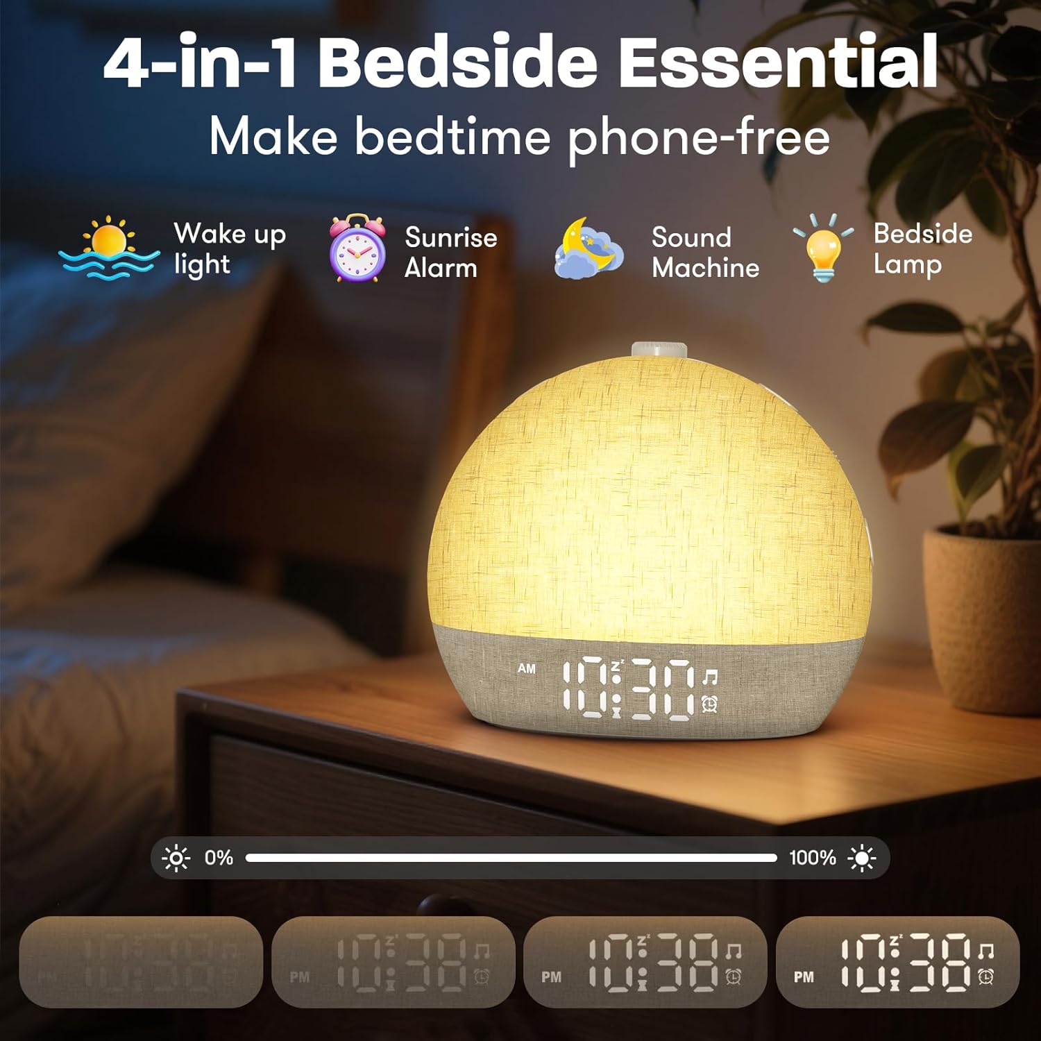 Wake Up Light Sunrise Alarm Cl - مراجعة Digital Timer Countdown وسعره